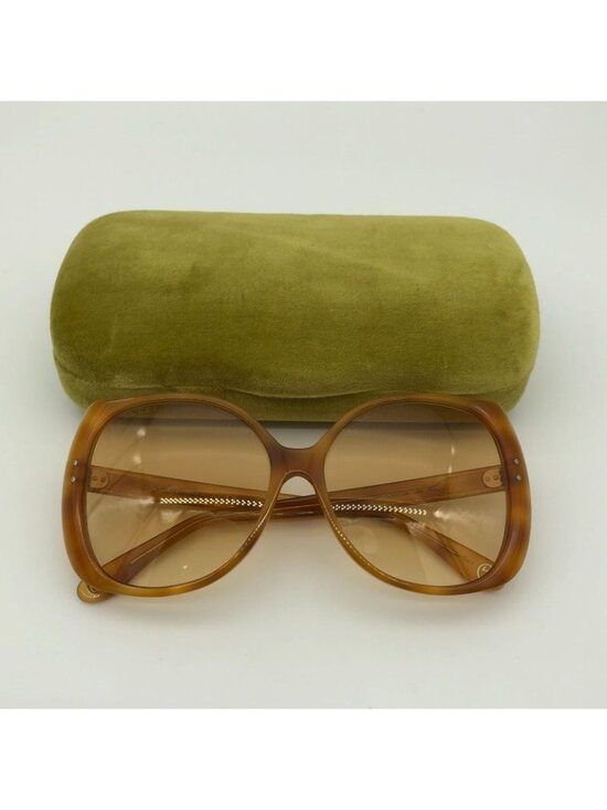 Gucci Light Brown Sunglasses Eyewear